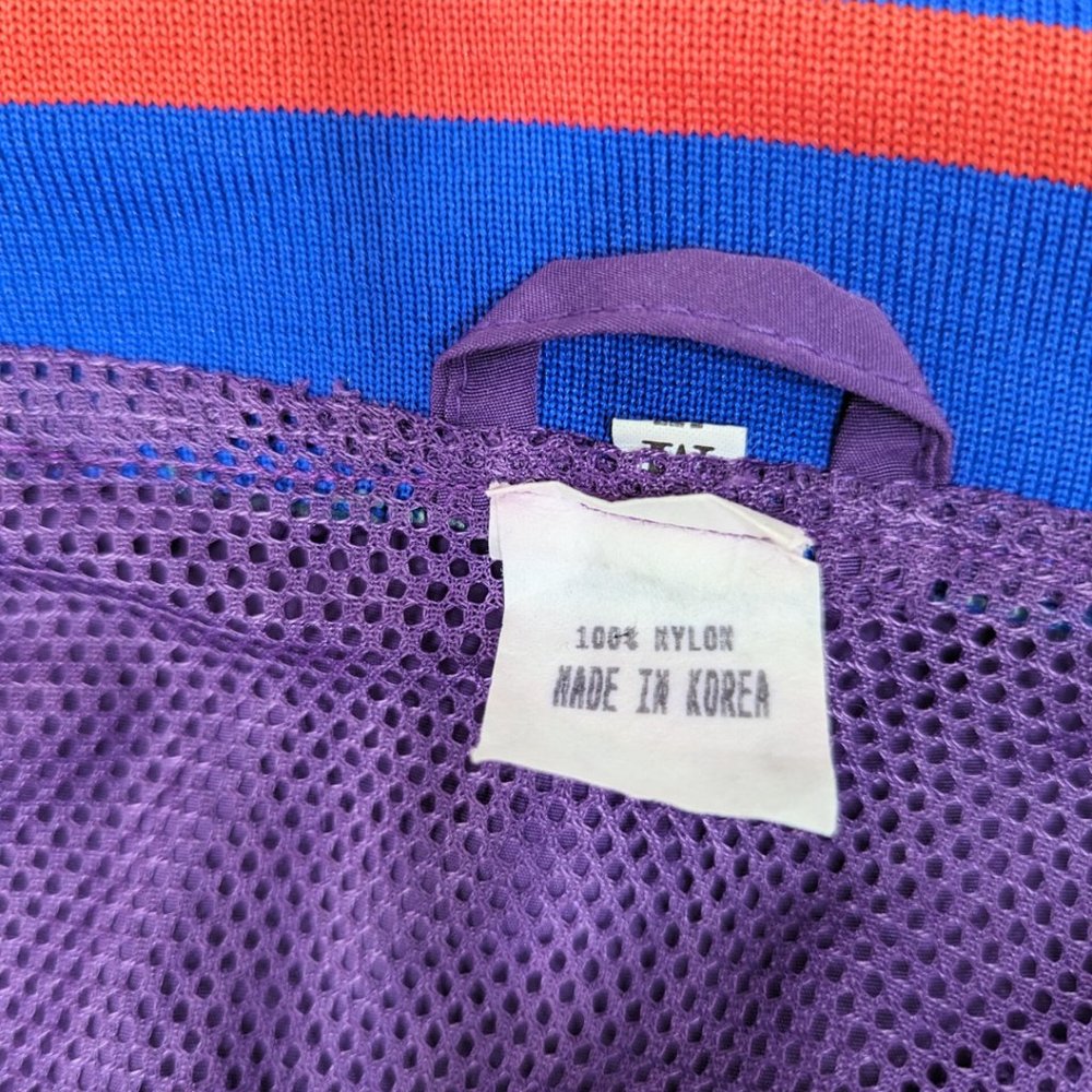 USA Karate Size M/L Purple Zip Up Vintage 80s Jacket Coat MINT - Picture 9 of 14